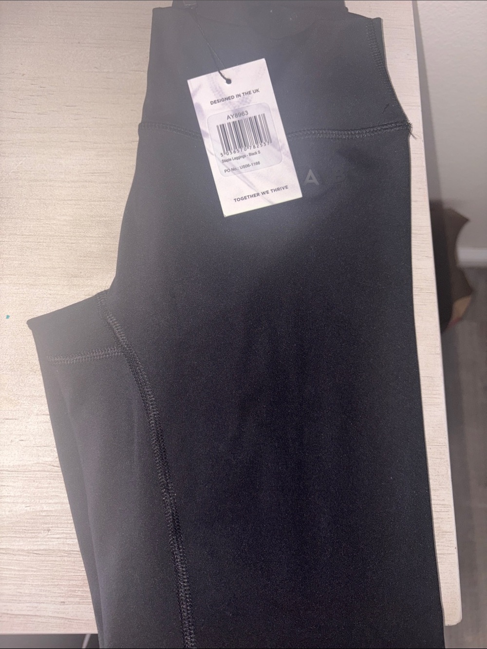 AYBL Black High-Waist Active Leggings